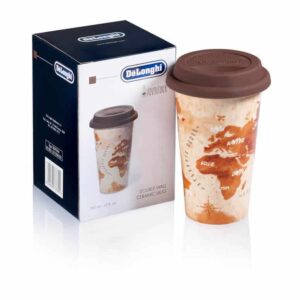 Cana cafea ceramica maro Delonghi 5513281031